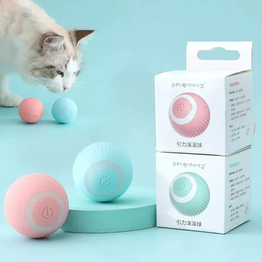 PELOTA BOLA INTELIGENTE PARA GATOS PERRO.