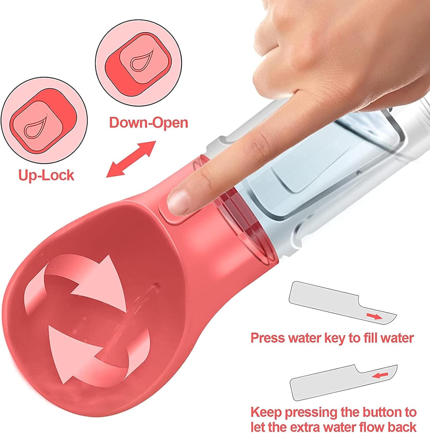 BEBEDERO MULTIFUNCIONAL 4EN1 PERRO 500ML.