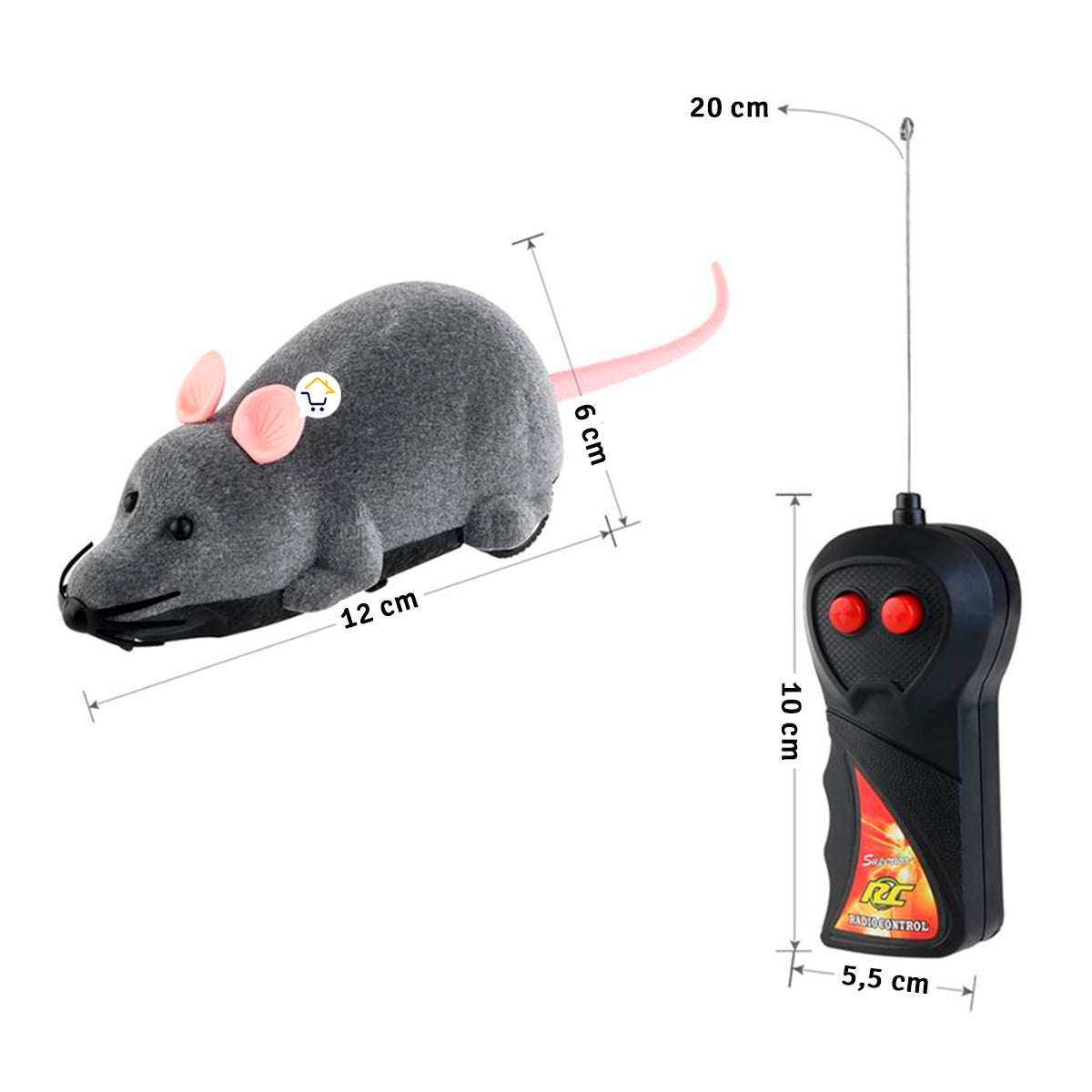 JUGUETE RATON CONTROL REMOTO.