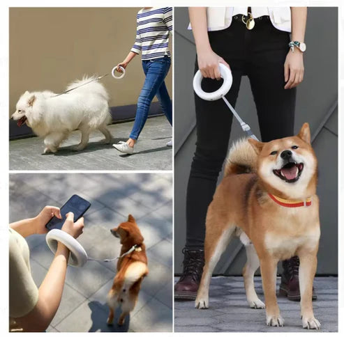 CORREA RETRÁCTIL PARA MASCOTAS.
