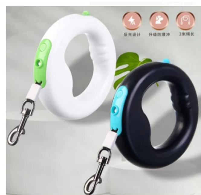 CORREA RETRÁCTIL PARA MASCOTAS.