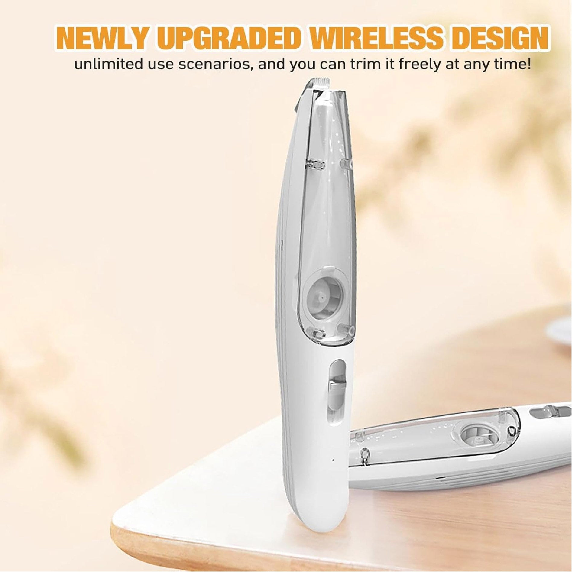 PELUQUERA PATAS MASCOTAS CON ASPIRADORA.