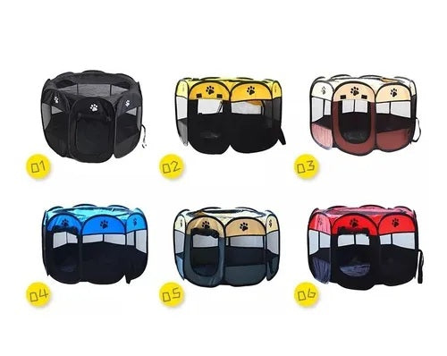 CORRAL MASCOTAS PORTATIL PLEGABLE.