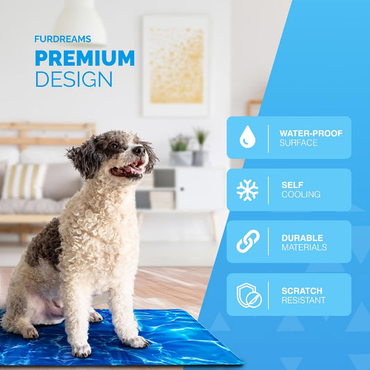 TAPETE MASCOTAS TERMICO FRIO GEL ENFRIADOR REFRESCANTE.