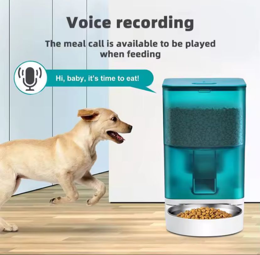 ALIMENTADOR AUTOMÁTICO MASCOTAS VOZ.