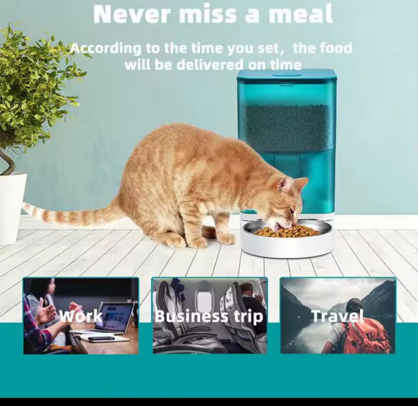 ALIMENTADOR AUTOMÁTICO MASCOTAS VOZ.