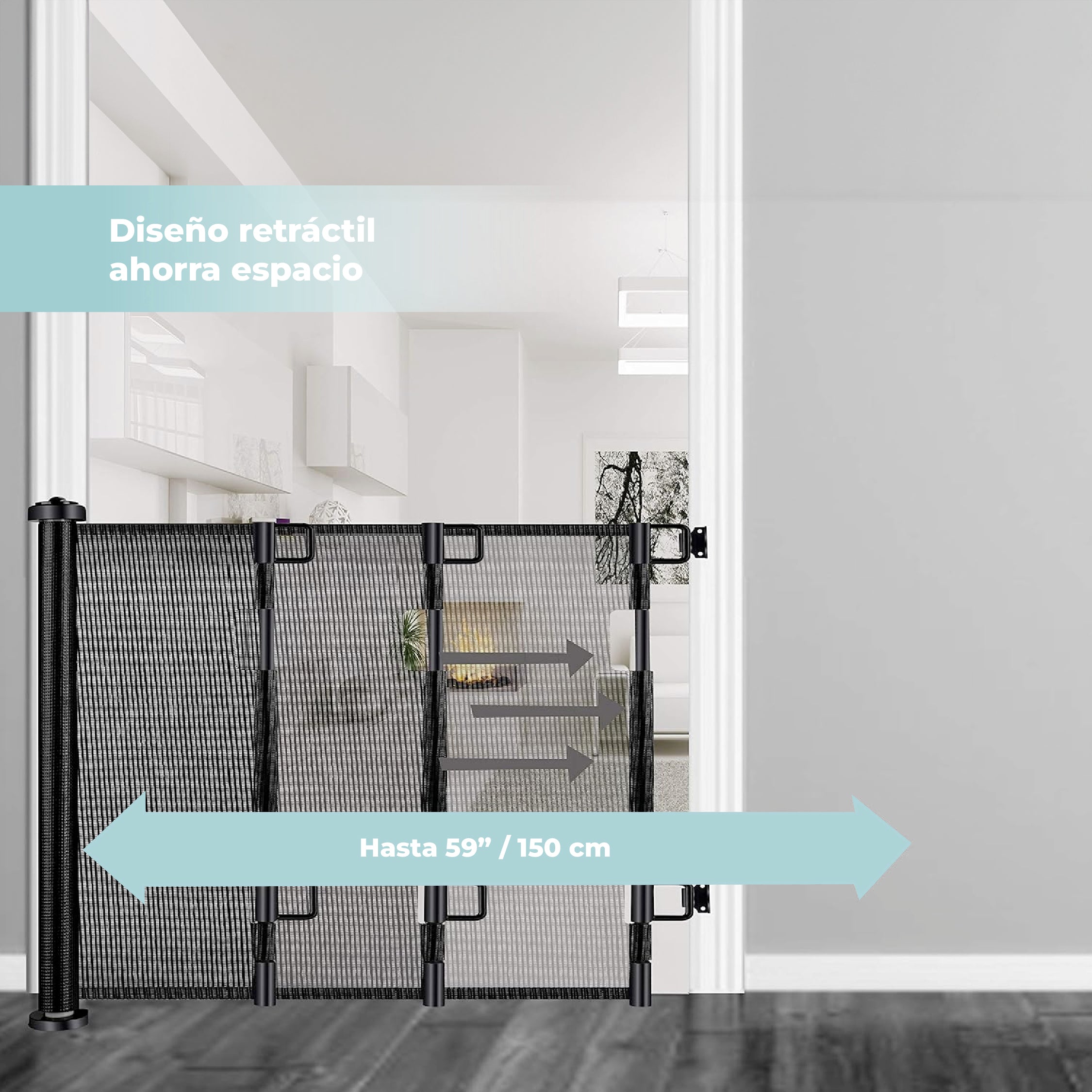 PUERTA DE SEGURIDAD MASCOTAS O BEBE