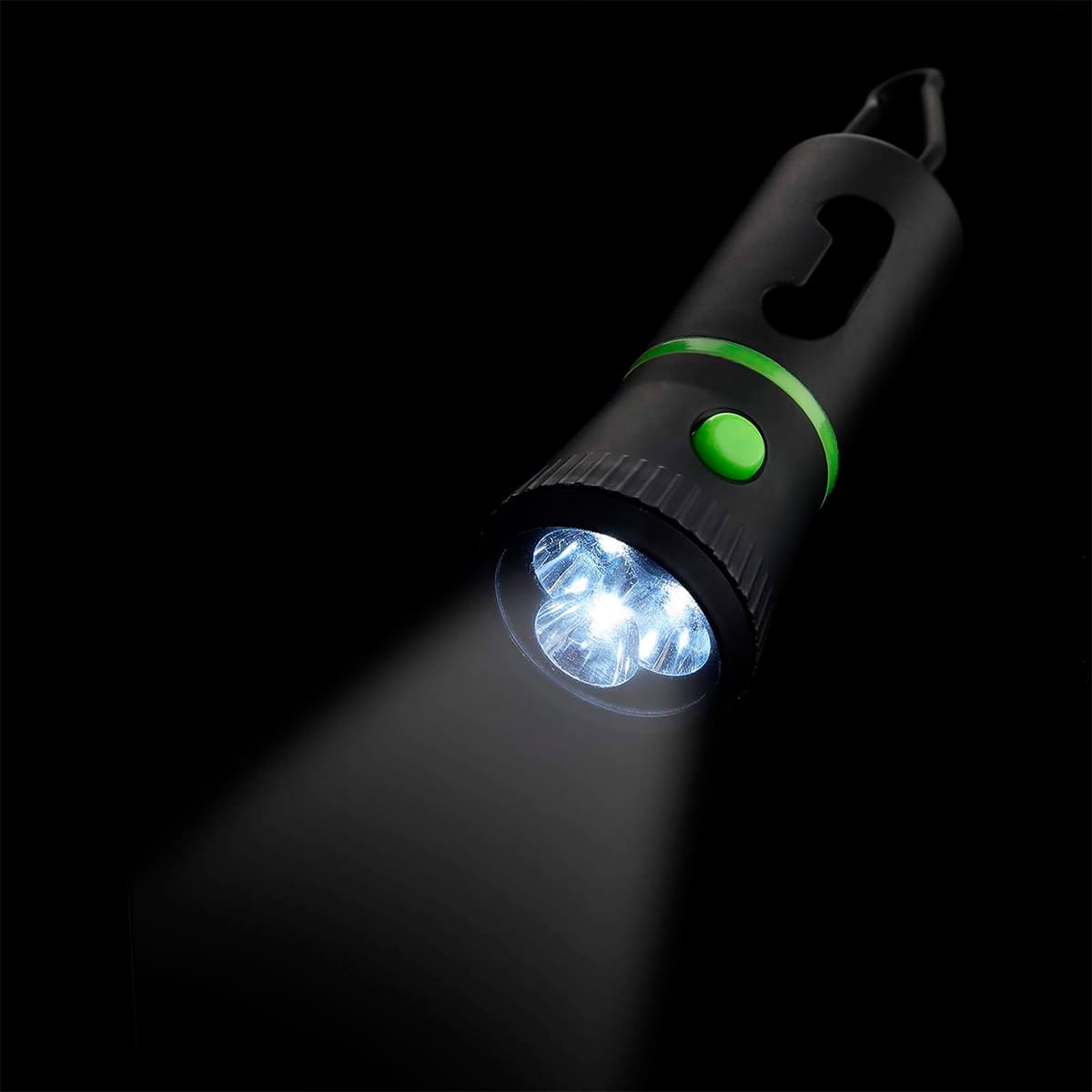 DISPENSADOR DE BOLSAS DE BASURA CON LINTERNA LED.