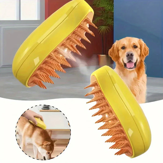3 IN 1 DEPILACIÓN CEPILLO DE VAPOR PARA GATO/PERRO MASCOTA.