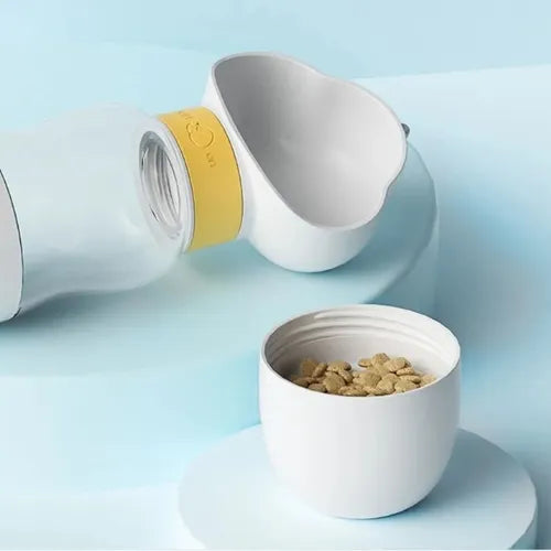 BOTELLA PORTÁTIL 3 EN 1 MULTIFUNCIONAL PARA MASCOTAS.