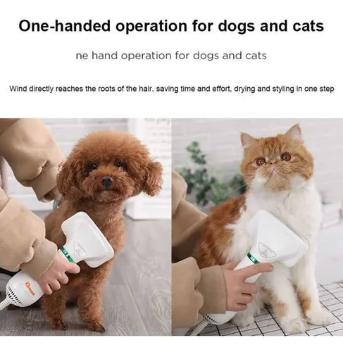 CEPILLO SECADOS 2EN1 PARA MASCOTAS