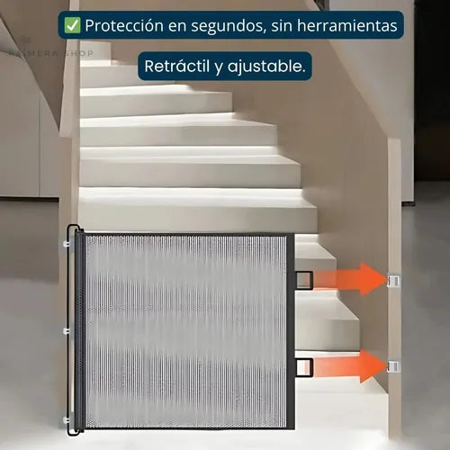 PUERTA RETRÁCTIL PARA MASCOTAS O BEBÉS.