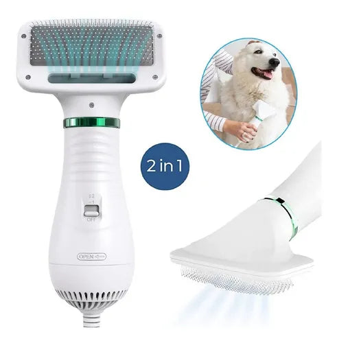 CEPILLO SECADOS 2EN1 PARA MASCOTAS