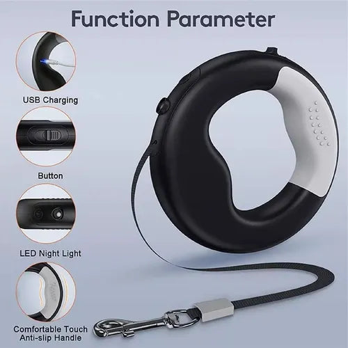 CORREA RETRÁCTIL PARA MASCOTAS.