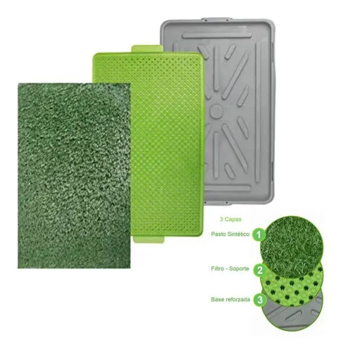 TAPETE ENTRENAMIENTO PERRO +  CEPILLO.