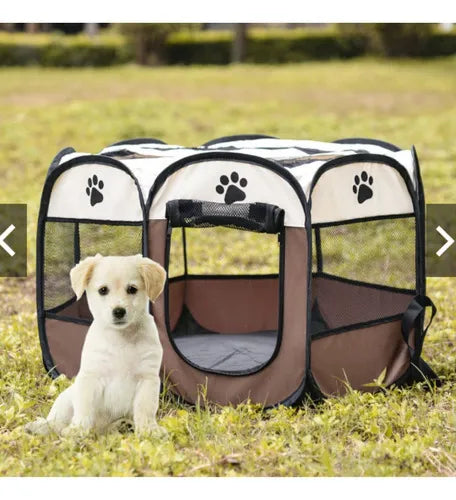 CORRAL MASCOTAS PORTATIL PLEGABLE.