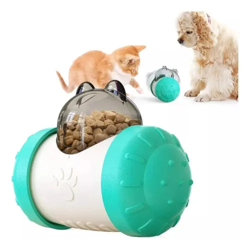 DISPENSADOR DIDÁCTICO PARA MASCOTAS JUGUETE INTERACTIVO.