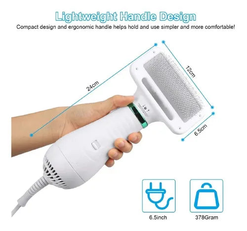 CEPILLO SECADOS 2EN1 PARA MASCOTAS