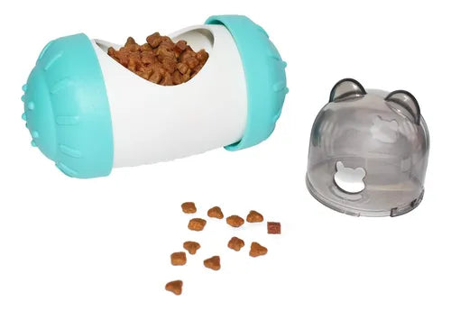 DISPENSADOR DIDÁCTICO PARA MASCOTAS JUGUETE INTERACTIVO.