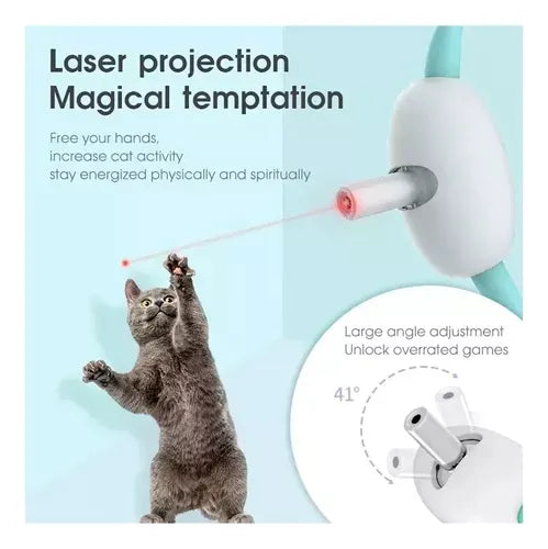 COLLAR LÁSER PARA GATO JUGUETE PARA MASCOTAS.