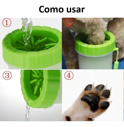 CEPILLO LAVA PATAS  PARA MASCOTAS.