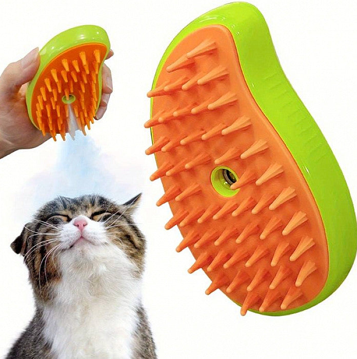 3 IN 1 DEPILACIÓN CEPILLO DE VAPOR PARA GATO/PERRO MASCOTA.